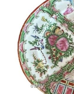 Vintage Chinese Rose Medallion Oval Platter 12 1/4 X 9 3/4 China Late 1920's