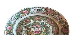 Vintage Chinese Rose Medallion Oval Platter 14 3/4 X 12 China Late 1920's