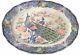 Vintage Empress Sm Japan Serving Platter Large Platter Colorful Birds Rare 18b