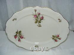 Vintage Moss Rose Pompadour China by Rosenthal 15 Oval Serving Platter