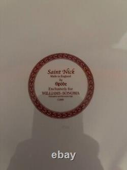 Vintage SPODE ST NICK SERVING PLATTER for Wm Sonoma, 2005 Design, 16 x 12