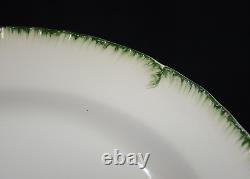 Vintage Wedgwood China WILLIAMSBURG GREEN Shell Edge 16 PLATTER MINT (KMT)