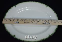 Vintage Wedgwood China WILLIAMSBURG GREEN Shell Edge 16 PLATTER MINT (KMT)