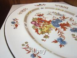 Vintage Wedgwood Jamestown Bone China Oval 14 x 11 Serving Platter Floral EUC