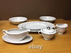 Vtg. Linden Fine China TM-1004 Versailles (7 Pcs) Serving Platters, Bowls & More