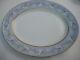Vtg Royal Doulton Queensbury 15 Large Oval Serving Platter Plate Dish Tray Blue