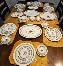 Wedgwood Appledore Complete Service For 6 With Serving Platters & More 46 Pieces