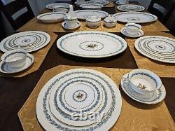 Wedgwood Appledore Complete Service For 6 With Serving Platters & More 46 Pieces