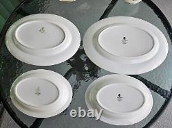 Wedgwood Appledore Complete Service For 6 With Serving Platters & More 46 Pieces