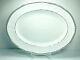 Wedgwood Crown Platinum Platter Oval Bone China Serving Dish White 15 Long