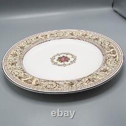 Wedgwood Florentine Brown Serving Chop Plate Platter 13 1/2- FREE USA SHIPPING