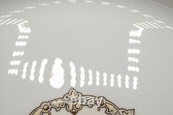 Wedgwood Florentine Brown Serving Chop Plate Platter 13 1/2- FREE USA SHIPPING