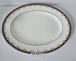 Wedgwood Medici R4588 Oval Serving Platter, 15 5/8 Bone China Tray