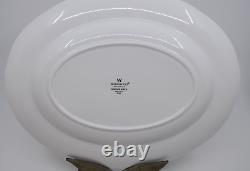 Wedgwood Windsor Black 13 Oval Serving Platter Tray