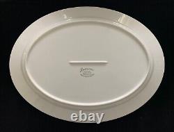 Williams-Sonoma BRASSERIE BLUE 16 1/4 Oval Platter excellent condition
