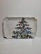 Williams Sonoma Tree Twas The Night Before Christmas Rectangle Platter New